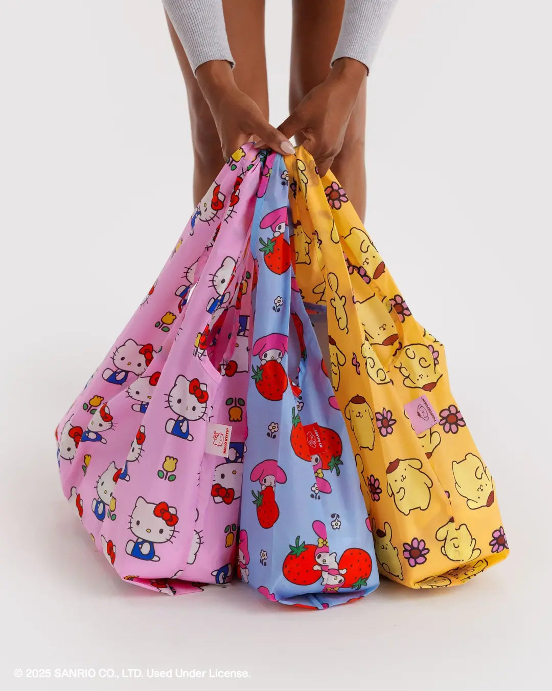STANDARD BAGGU SET OF 3 | HELLO KITTY AND FRIENDS FLORALS