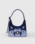 MINI NYLON SHOULDER BAG | WESTERN APPLIQUE