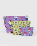 GO POUCH SET | HELLO KITTY AND FRIENDS FLORALS
