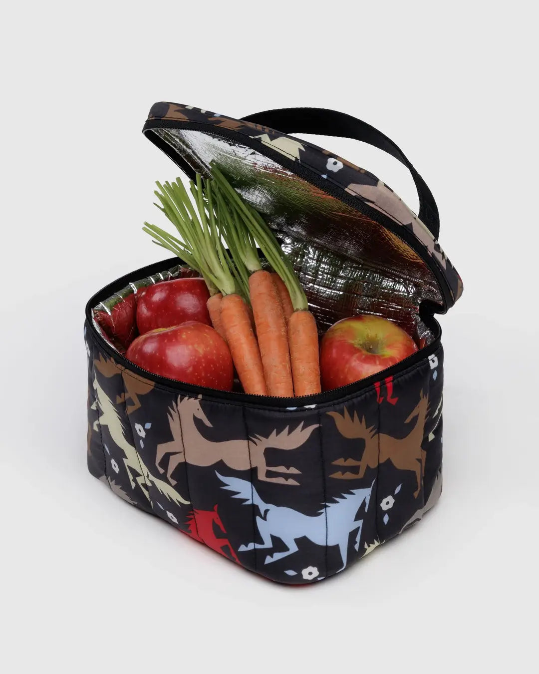 PUFFY LUNCH BAG | HORSE CUT-OUTS