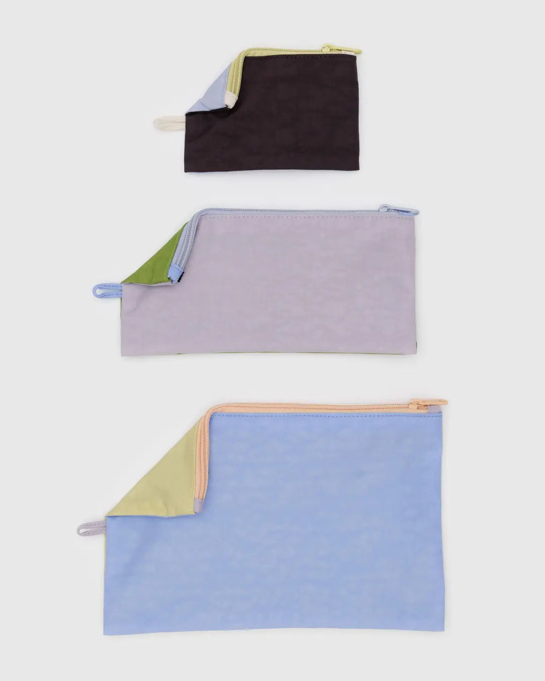 FLAT POUCH SET | PASTELS COLORBLOCK