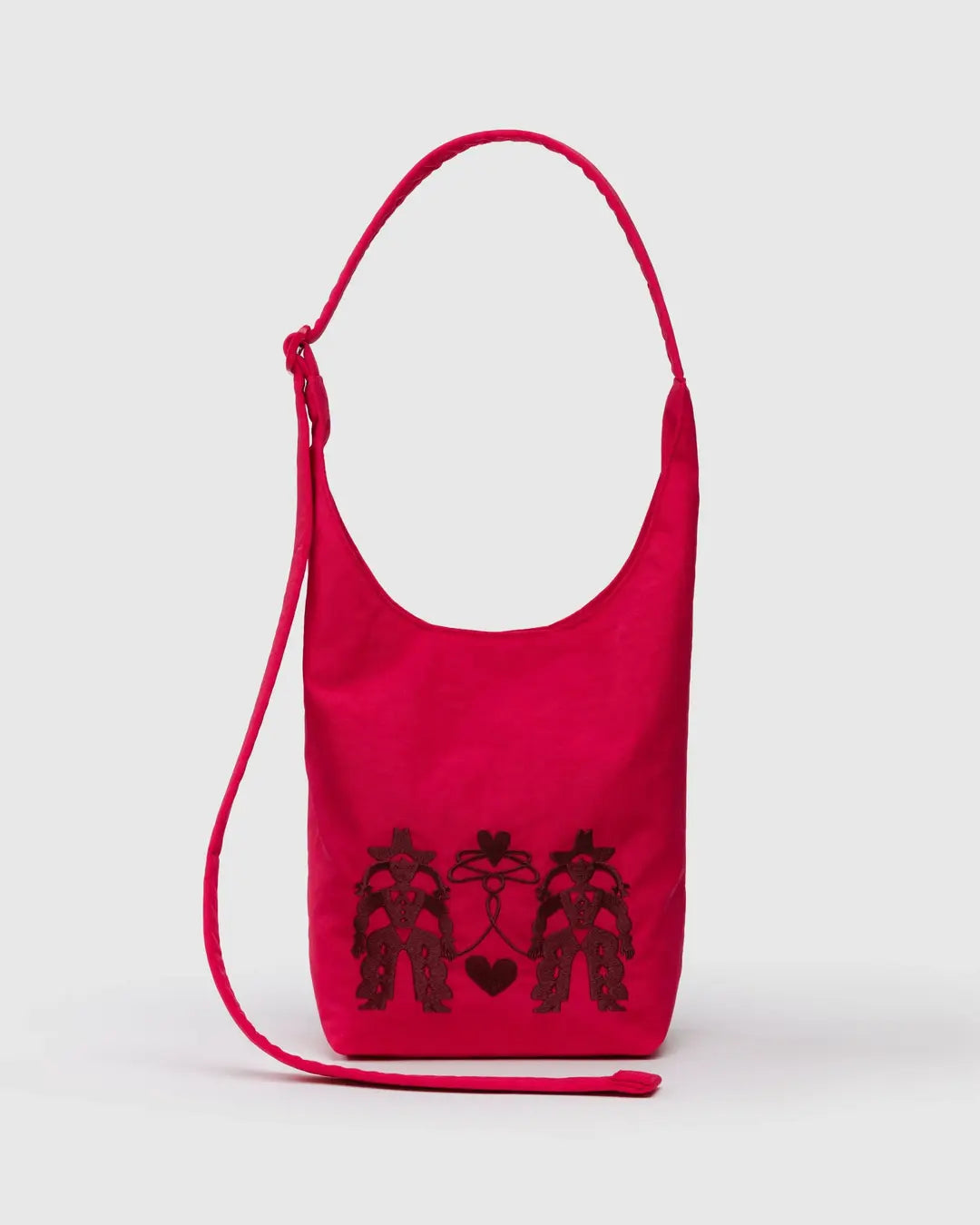 SMALL NYLON SLING | EMBROIDERED COWGIRL