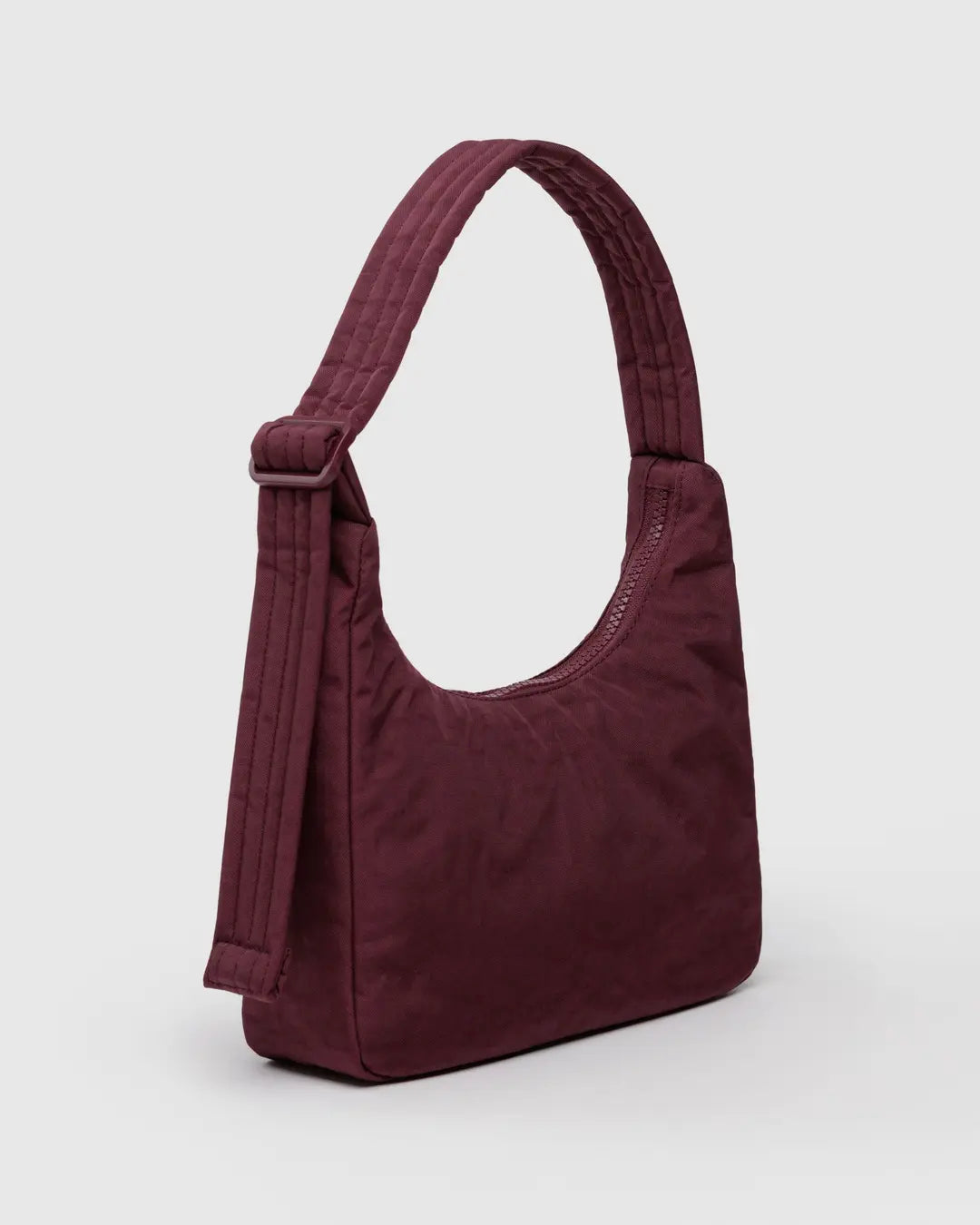MINI NYLON SHOULDER BAG | MAHOGANY