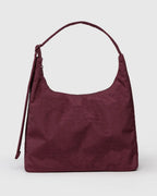 NYLON SHOULDER BAG | MAHOGANY