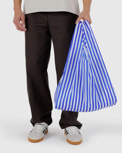 STANDARD BAGGU |  BLUE PAINTED STRIPE