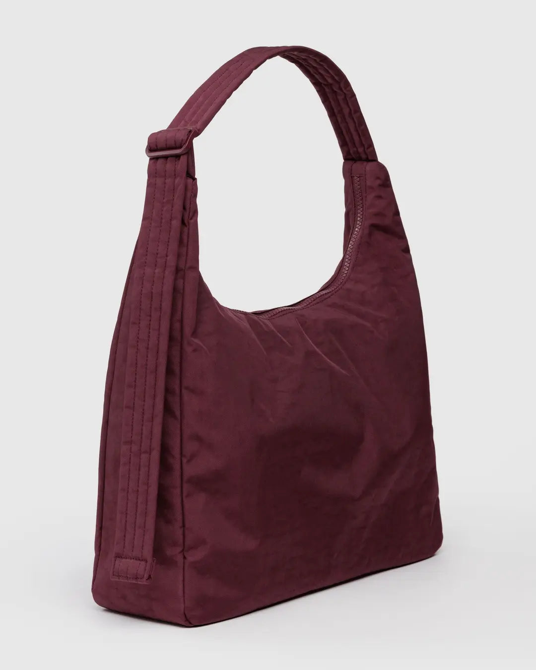 NYLON SHOULDER BAG | MAHOGANY