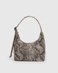 MINI NYLON SHOULDER BAG | SNAKESKIN