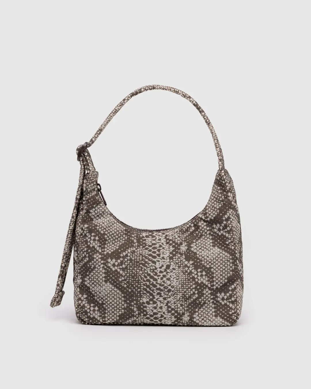 MINI NYLON SHOULDER BAG | SNAKESKIN