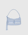 CARGO SHOULDER BAG | LIGHT BLUE GINGHAM