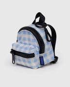 BACKPACK CHARM | LIGHT BLUE GINGHAM