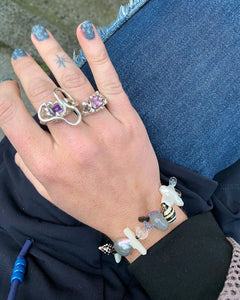 CLUSTER BRACELET | GREY