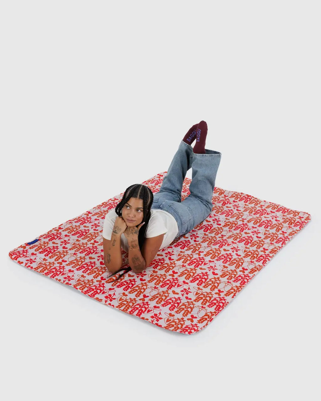 PUFFY PICNIC BLANKET |  COWGIRL