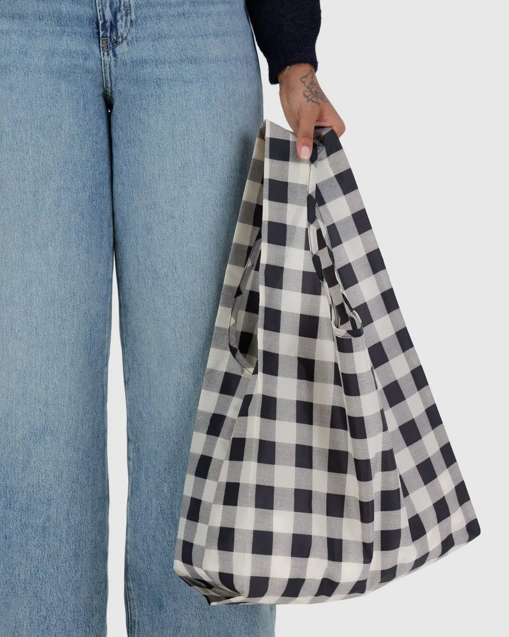 STANDARD BAGGU |  BLACK AND WHITE BIG CHECK