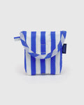 PUFFY EARBUDS CASE | BLUE PAINTED STRIPE