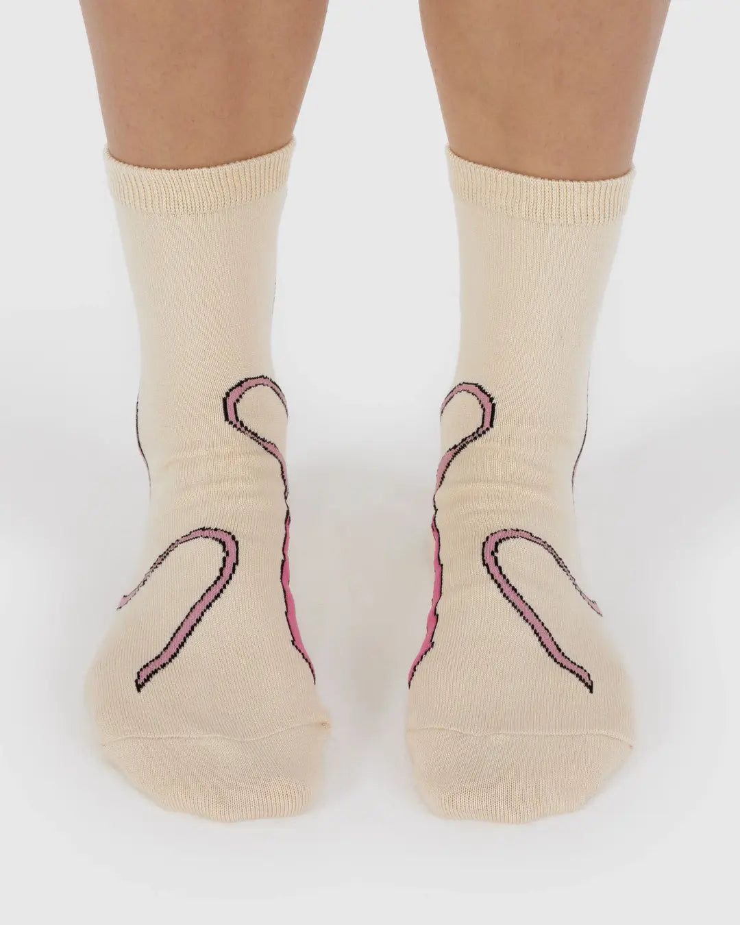CREW SOCK | PINK BOWS