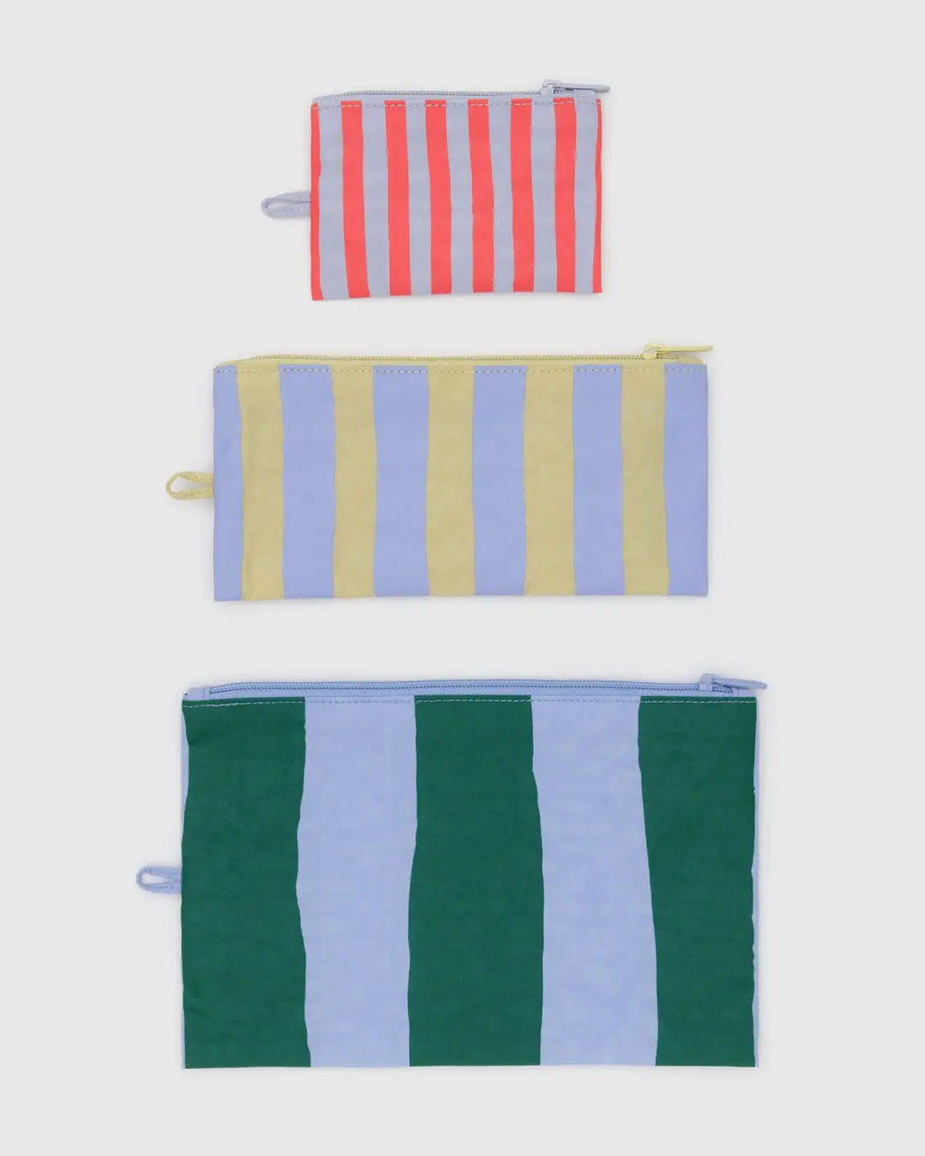 FLAT POUCH SET | PAINTED STRIPES