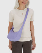 SMALL NYLON CRESCENT BAG | WISTERIA
