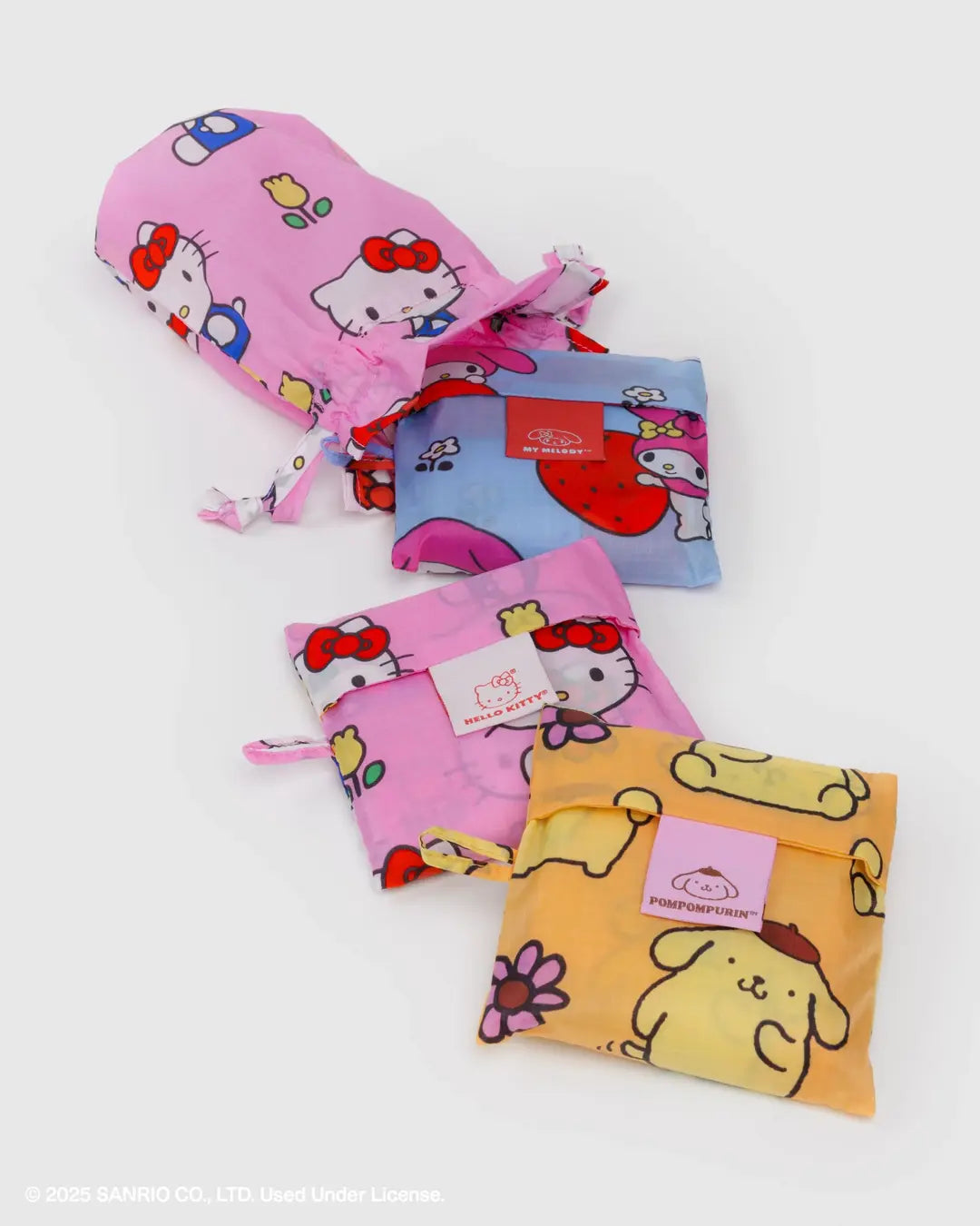 STANDARD BAGGU SET OF 3 | HELLO KITTY AND FRIENDS FLORALS