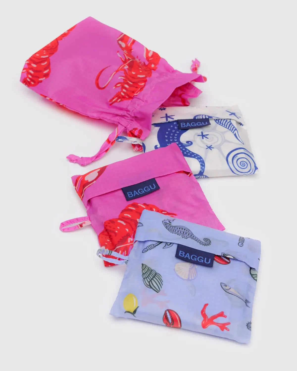 STANDARD BAGGU SET OF 3 | SEA CREATURES