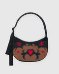 MEDIUM NYLON CRESCENT BAG | WESTERN APPLIQUE