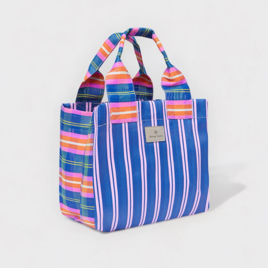 BUNDLE TOTE | ALICE BLUE PLAID
