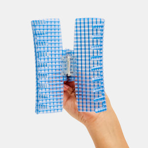 JUMBO BOX CLAW | BLUE LATTICE