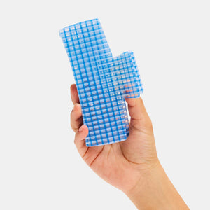 JUMBO BOX CLAW | BLUE LATTICE
