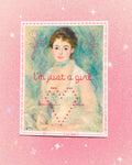 JUST A GIRL STICKER