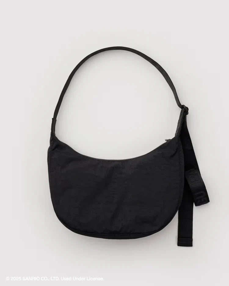 MEDIUM NYLON CRESCENT BAG | EMBROIDERED HELLO KITTY WESTERN