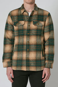 MEN AT WORK CHECK SHACKET | GREEN CHECK