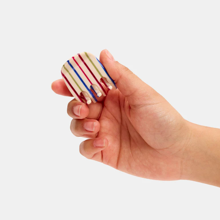 MIDI URSA CLAW | VANILLA STRIPES