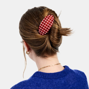 OVAL BARRETTE