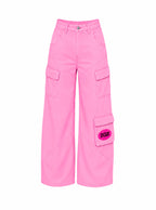 PINK CARGO PANTS