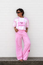 RETRO DOLPHIN TEE | PINK