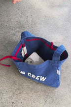Le Bon Shoppe Petite Happy Carry Bag Umber & White