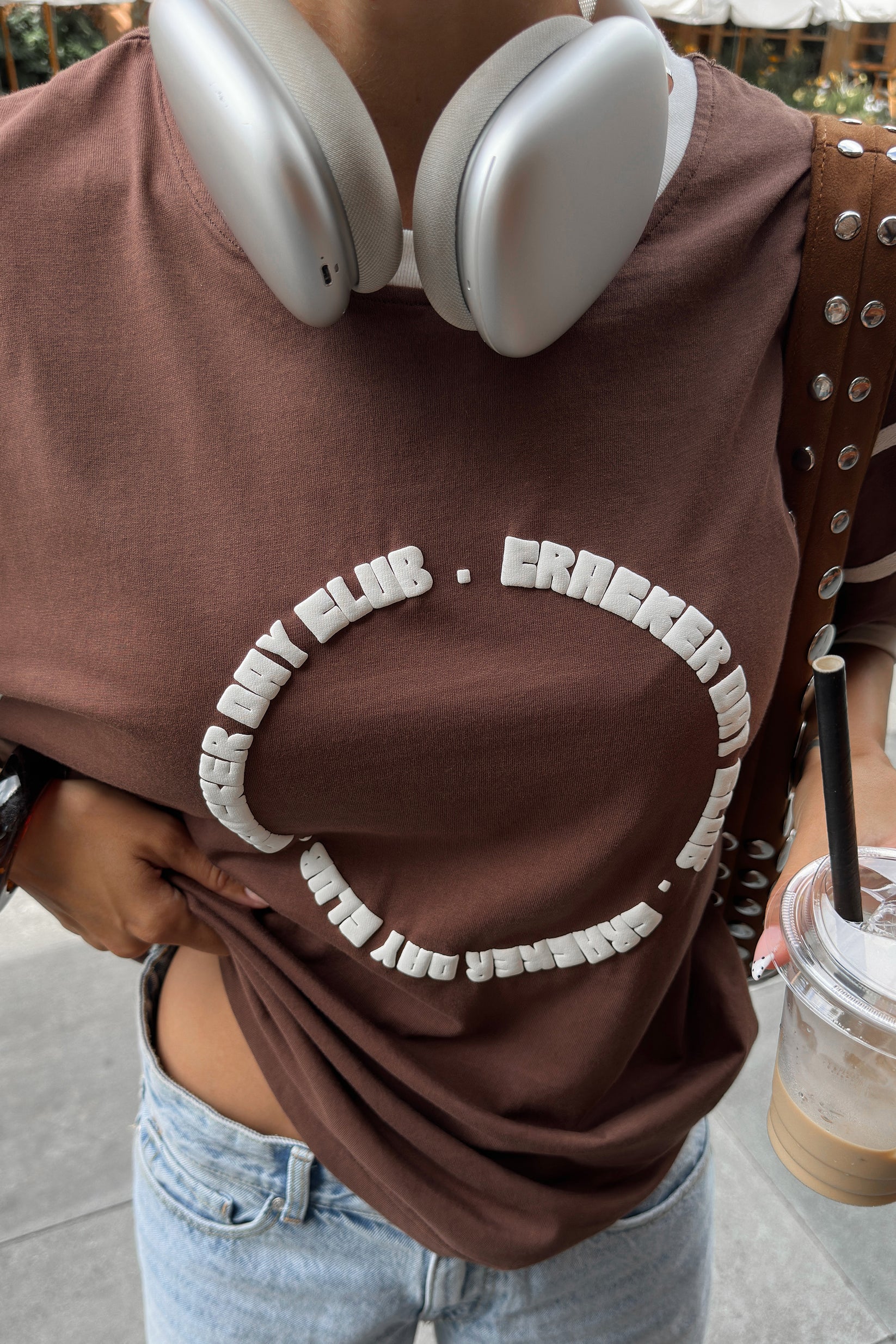 RACER CLUB TEE SHIRT | CHOCOLATE