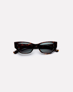 Reprise - Dark Tortoise Polished / Green - Sunglasses - EPOKHE EYEWEAR