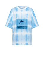 RETRO DOLPHIN TEE | BLUE
