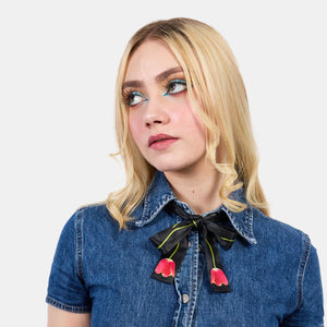 SILK TIE SCRUNCHIE | TULIP