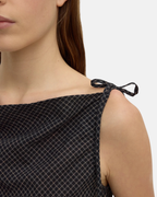Assembly Label Iris Check Top True Navy Check