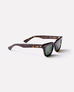 Stereo - Tortoise Polished / Green Polarized - Sunglasses - EPOKHE EYEWEAR