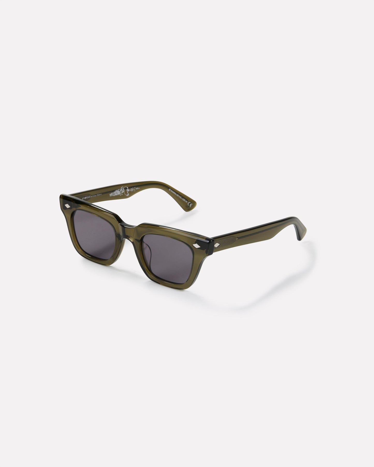 Stereo x Eithan Osborne - Army Green Polished / Black - Sunglasses - EPOKHE EYEWEAR