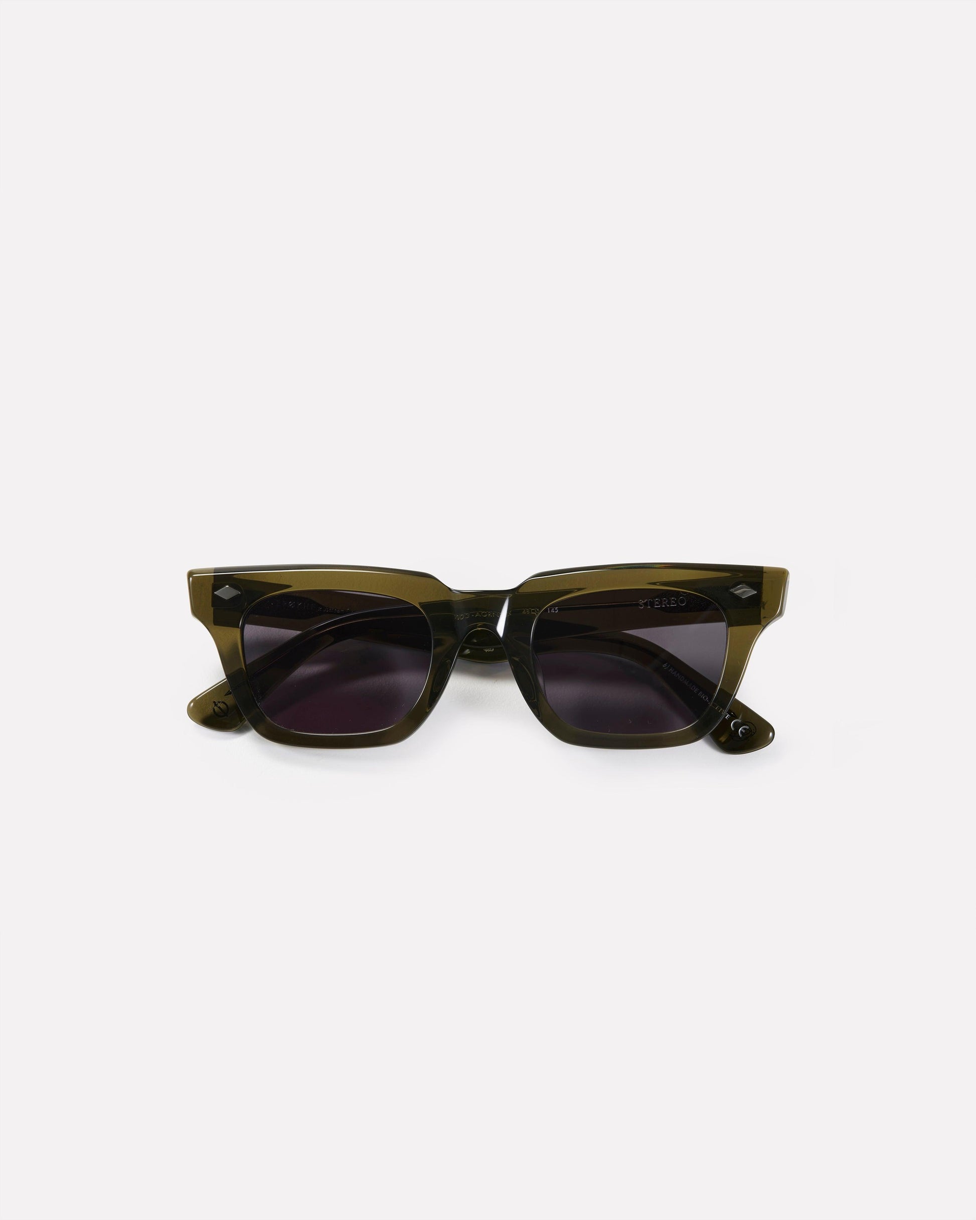 Stereo x Eithan Osborne - Army Green Polished / Black - Sunglasses - EPOKHE EYEWEAR