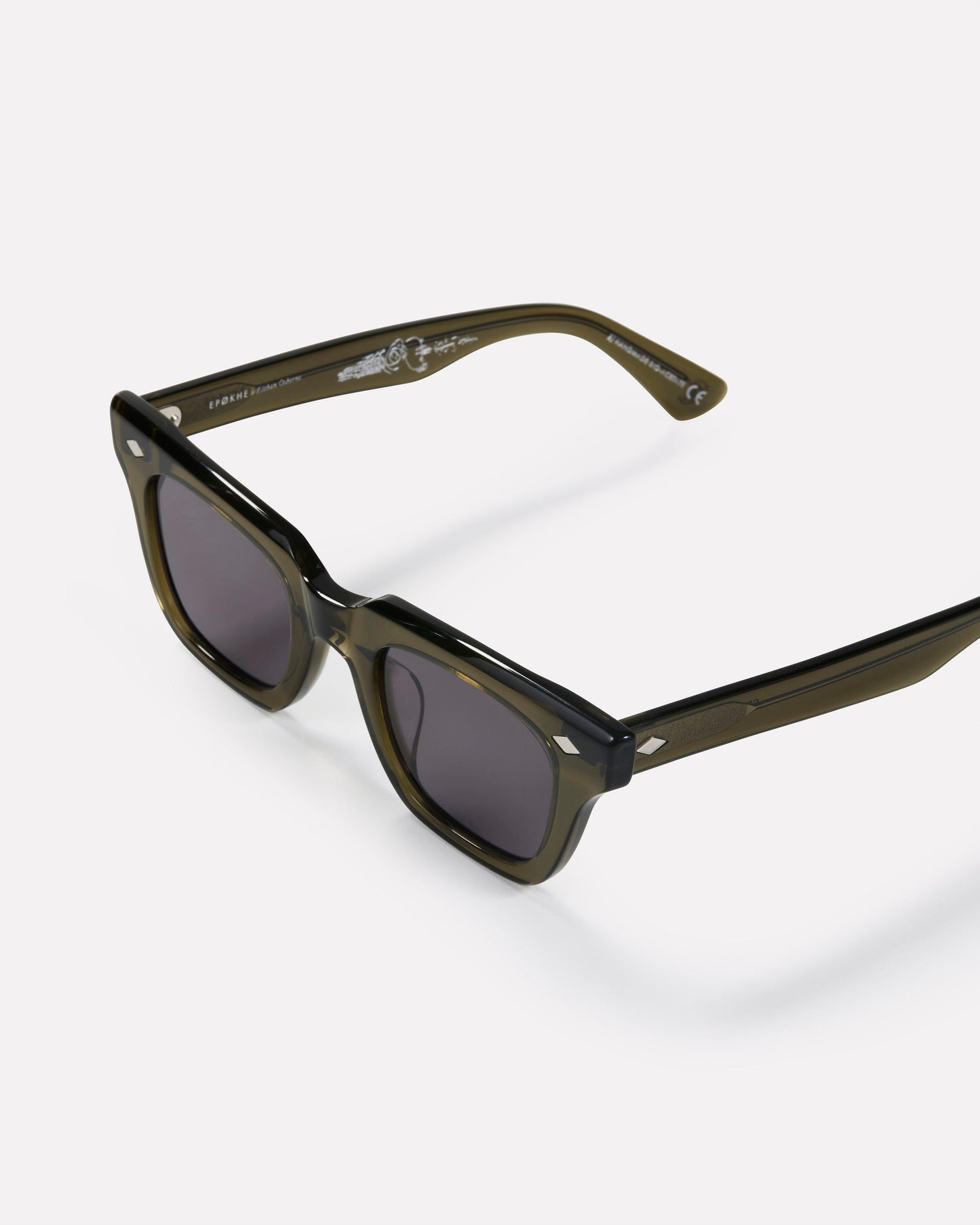 Stereo x Eithan Osborne - Army Green Polished / Black - Sunglasses - EPOKHE EYEWEAR