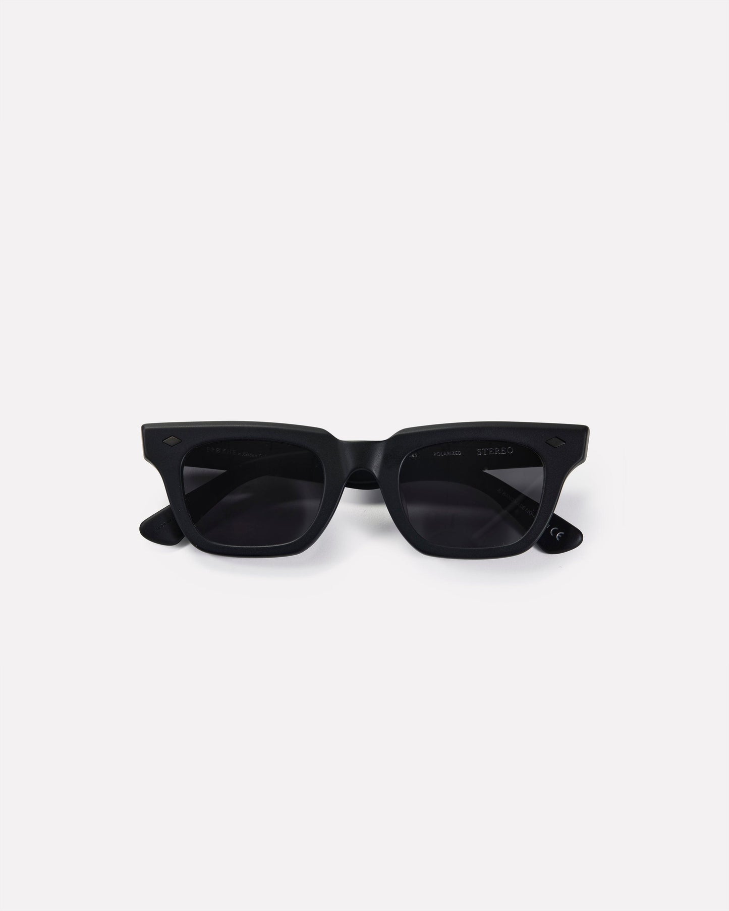 Stereo x Eithan Osborne - Matte Black / Black Polarized - Sunglasses - EPOKHE EYEWEAR