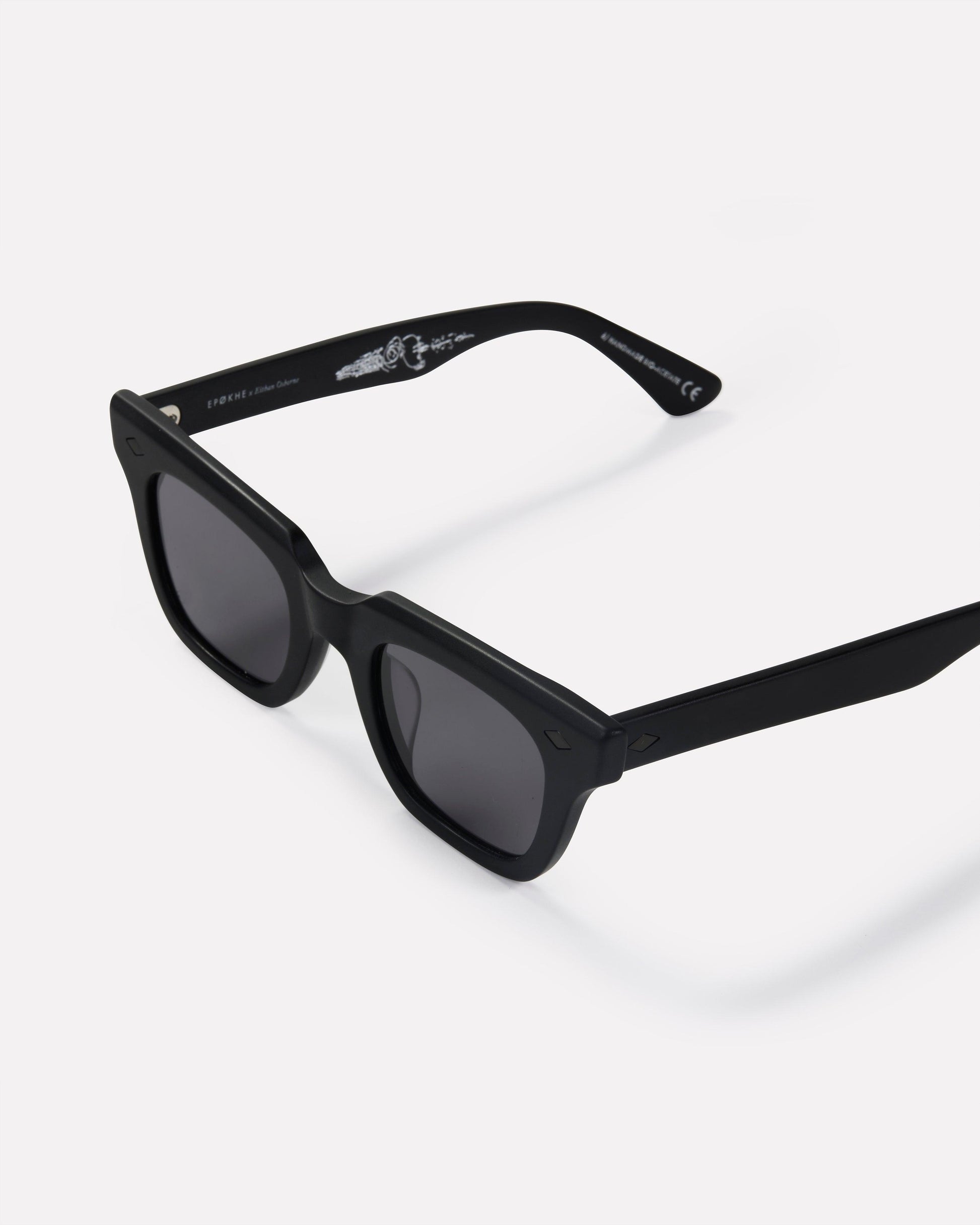 Stereo x Eithan Osborne - Matte Black / Black Polarized - Sunglasses - EPOKHE EYEWEAR