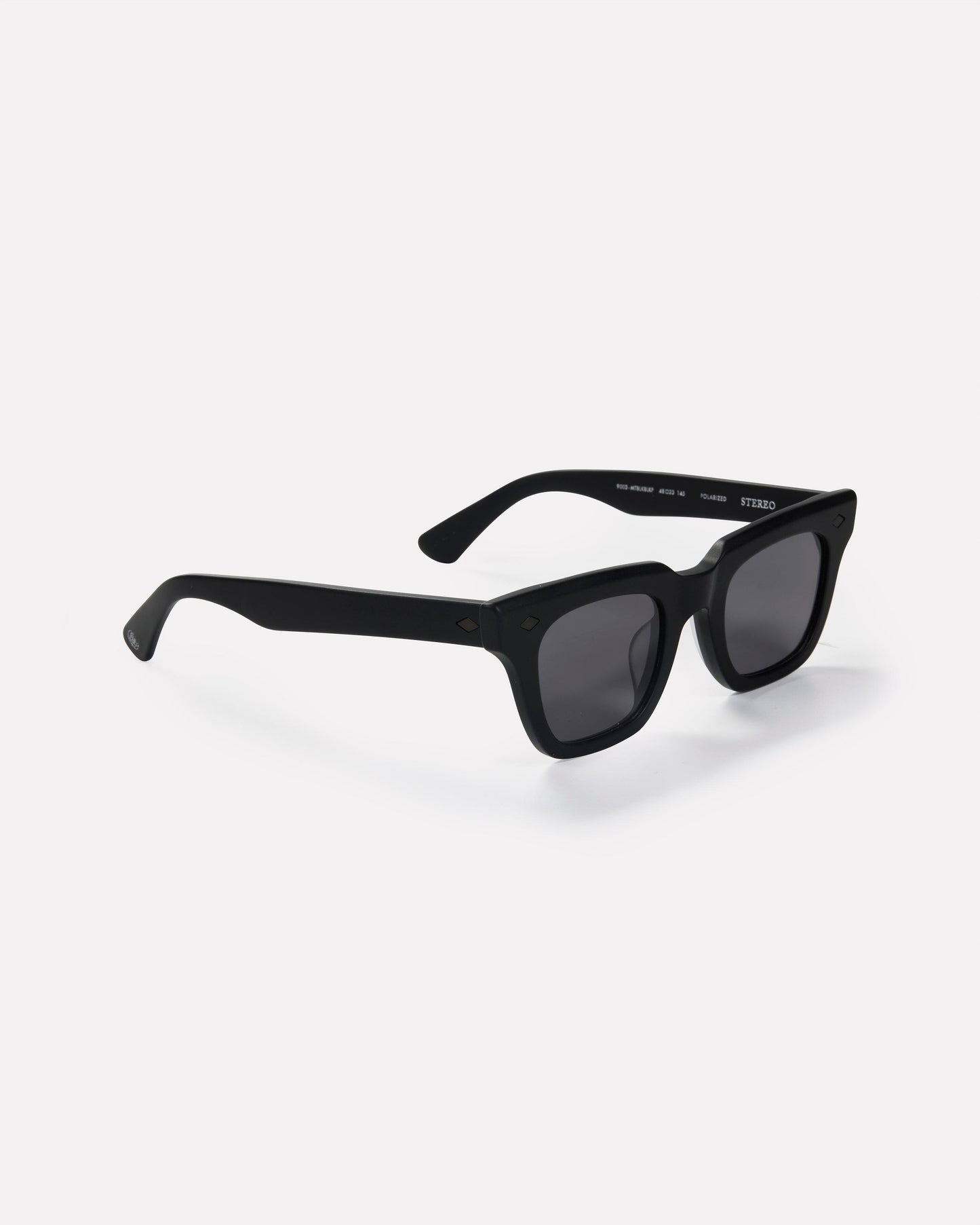 Stereo x Eithan Osborne - Matte Black / Black Polarized - Sunglasses - EPOKHE EYEWEAR