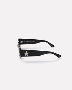 Suede - Black Polished / Bronze Amber - Sunglasses - EPOKHE EYEWEAR