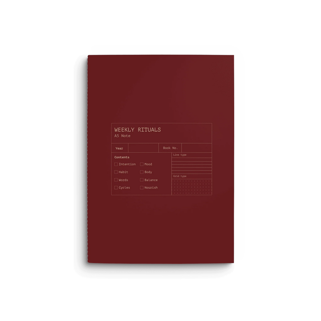 WEEKLY RITUALS | NOTEBOOK