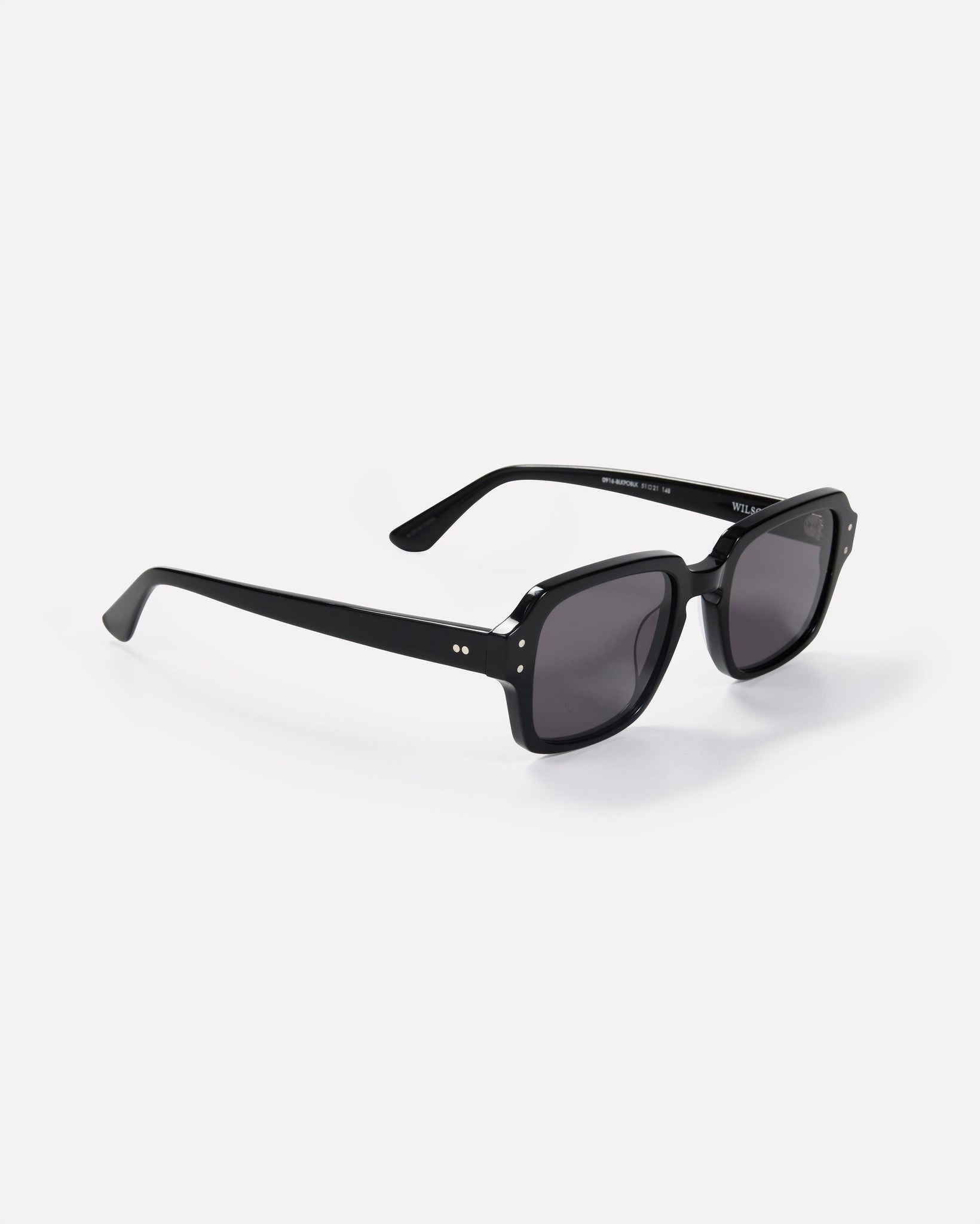 Wilson - Black Polished / Black - Sunglasses - EPOKHE EYEWEAR